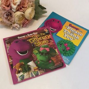 Barney Books 90s Barney the Dinosaur Books from the 1990s VTG BARNEY OG